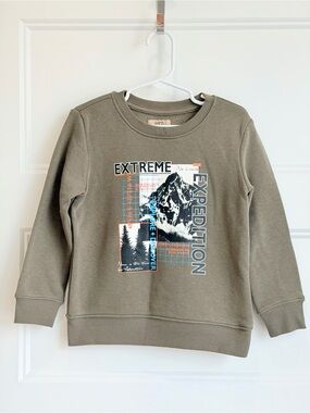 Kids' Olive 'Extreme Expedition' Graphic Sweatshirt - Outdoor Crew
